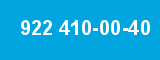 922 410-00-40